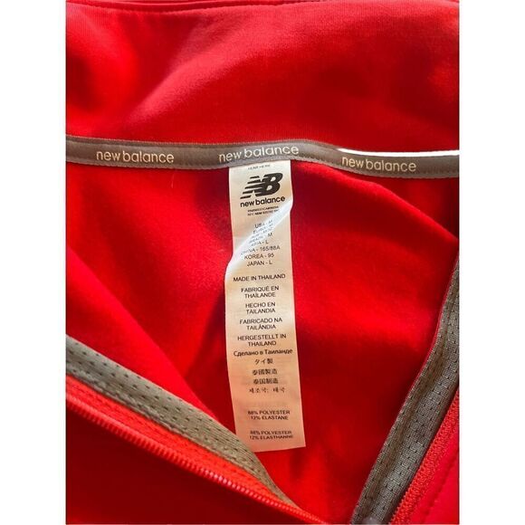 NWT New Balance Women's Half Zip High Neck Activewear Top Sweatshirt Size M - Picture 6 of 14